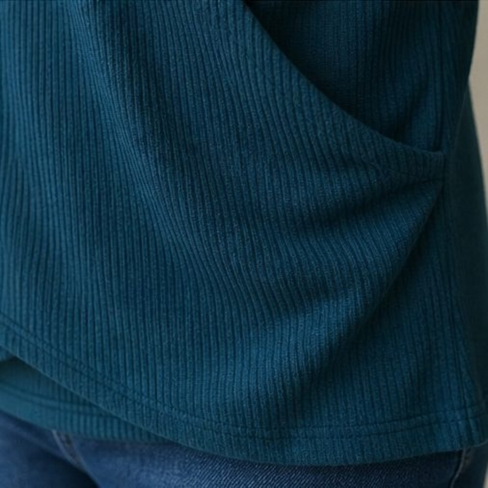 Teal Ruffle Blouse - Picture 6 of 6